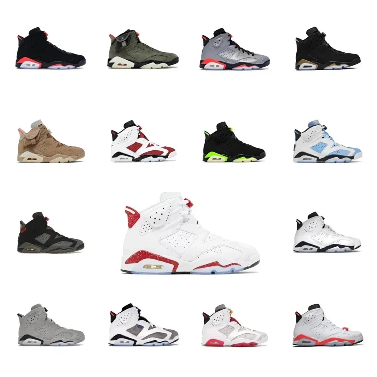  Nike Air Jordan 6 Sneakers [16 styles]