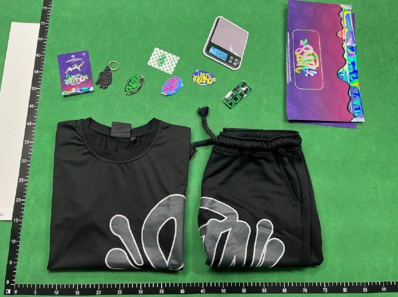 Blue Hoodie with White Graphic Design [34 styles]