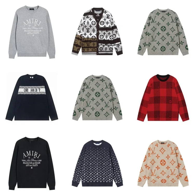 Amiri & Louis Vuitton Logo Knit Sweaters [40 styles]
