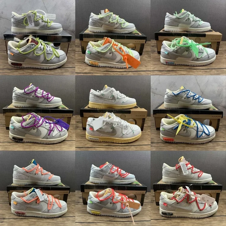  Nike Off-White Dunk Low Sneakers [32 styles]