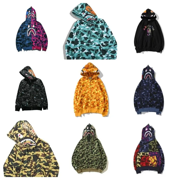 Bape Shark Hoodie [38 styles]