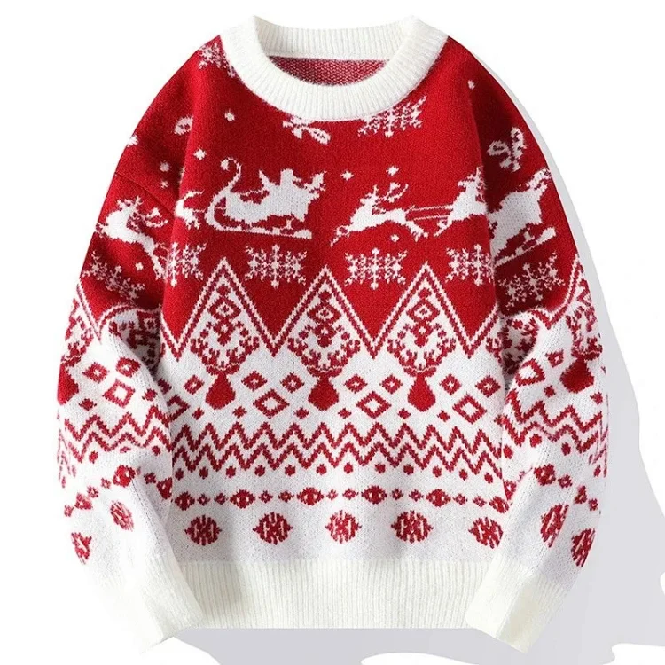 Christmas Reindeer & Snowflake Sweater [3 styles]