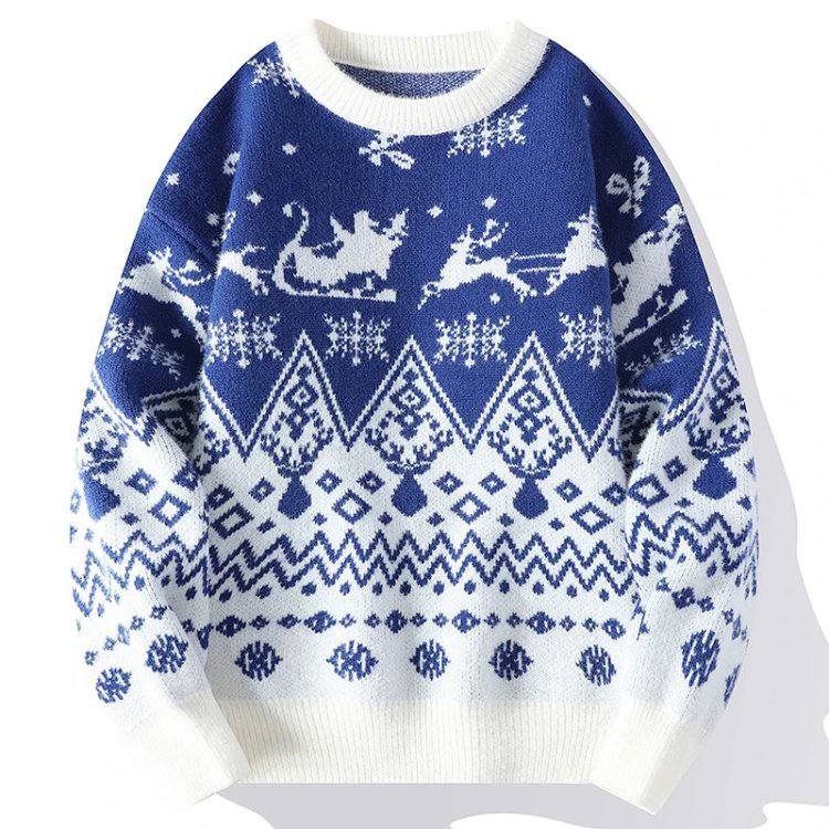 Christmas Reindeer & Snowflake Sweater [3 styles]