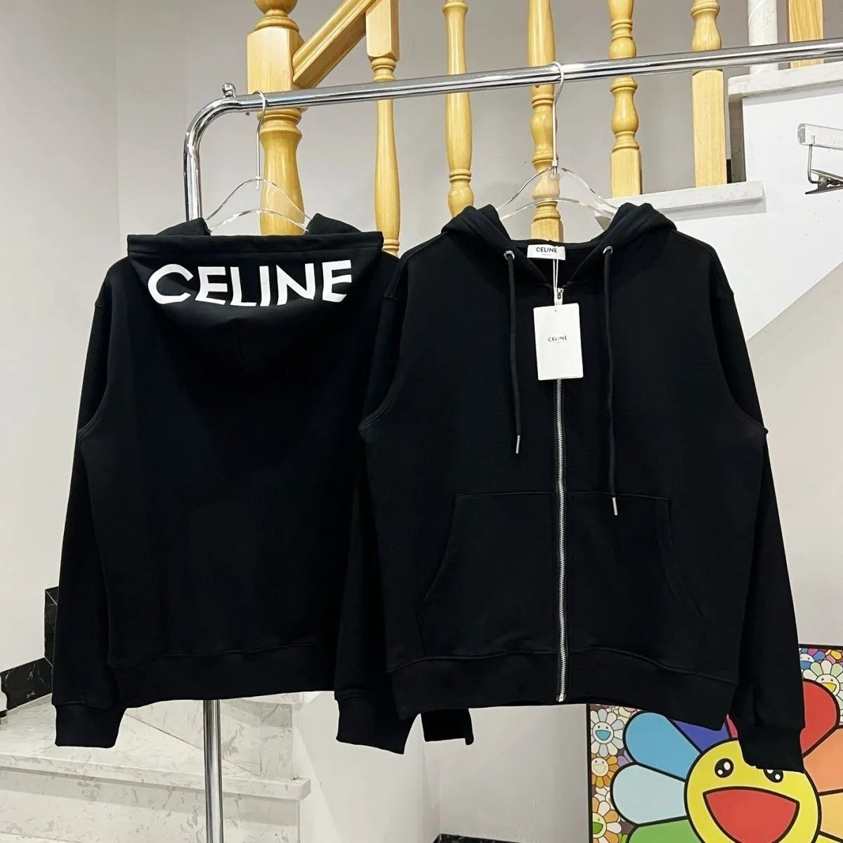 CELINE Logo Hoodie & Jogger Set [37 styles]