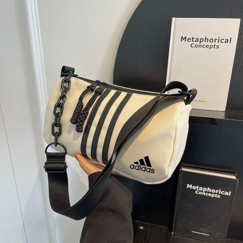  Adidas 3-Stripes Cylinder Bag [2 styles]
