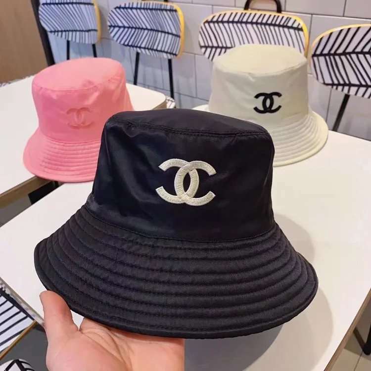  Chanel CC Logo Bucket Hat [3 styles]
