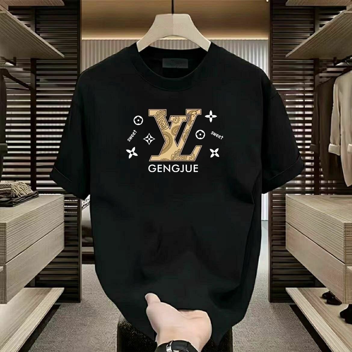  LV GENGJUE Short Sleeved T-Shirt [2 styles]