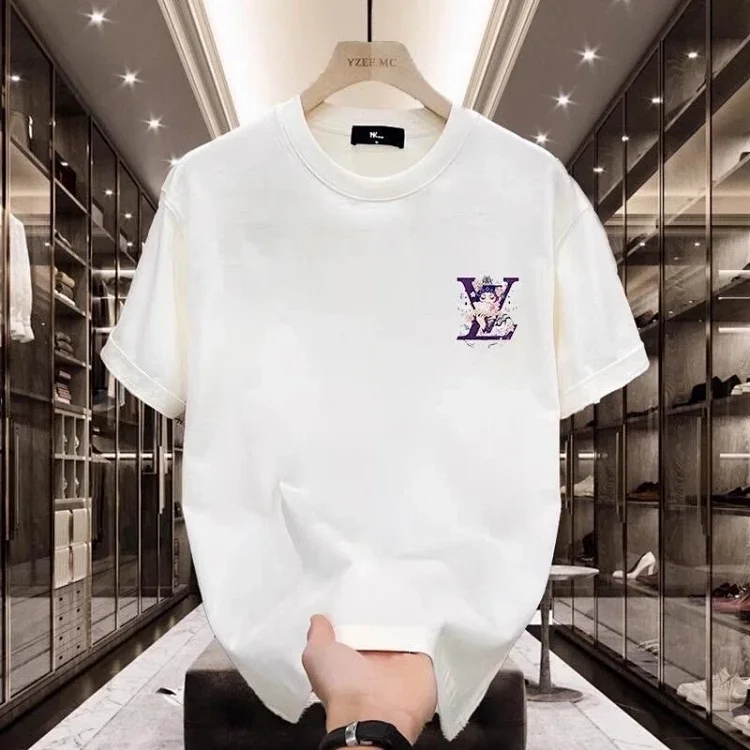 LV Monogram Print T-Shirt [2 styles]
