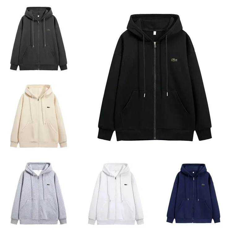  Lacoste Zip-Up Hoodies [27 styles]
