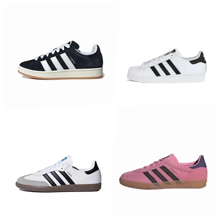 Adidas Campus, Superstar, Samba, Gazelle Sneakers [33 styles]