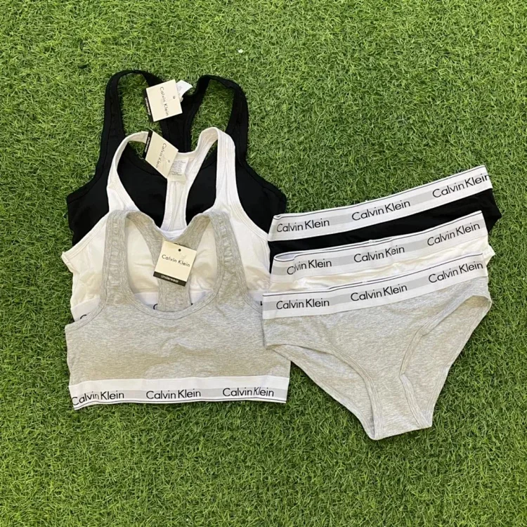 Calvin Klein Modern Cotton Bralette & Brief Set [3 styles]