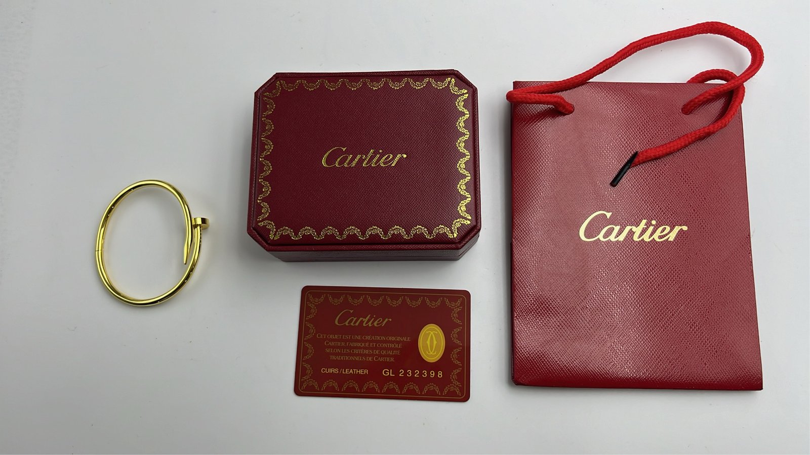 Cartier Juste un Clou Bracelet Gold and Silver Nail Design Jewelry [3 styles]