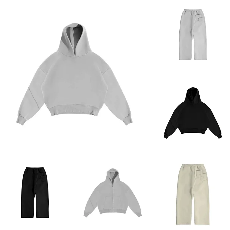 Saint Alexander Cropped Hoodie/Pant Set [8 styles]