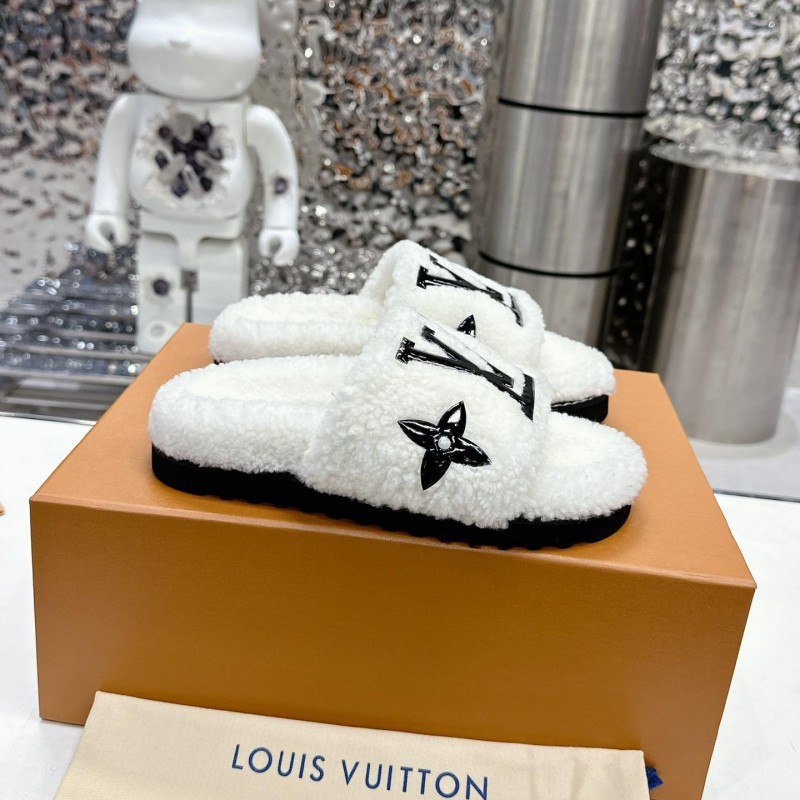 Louis Vuitton Monogram Fluffy Slides [10 styles]