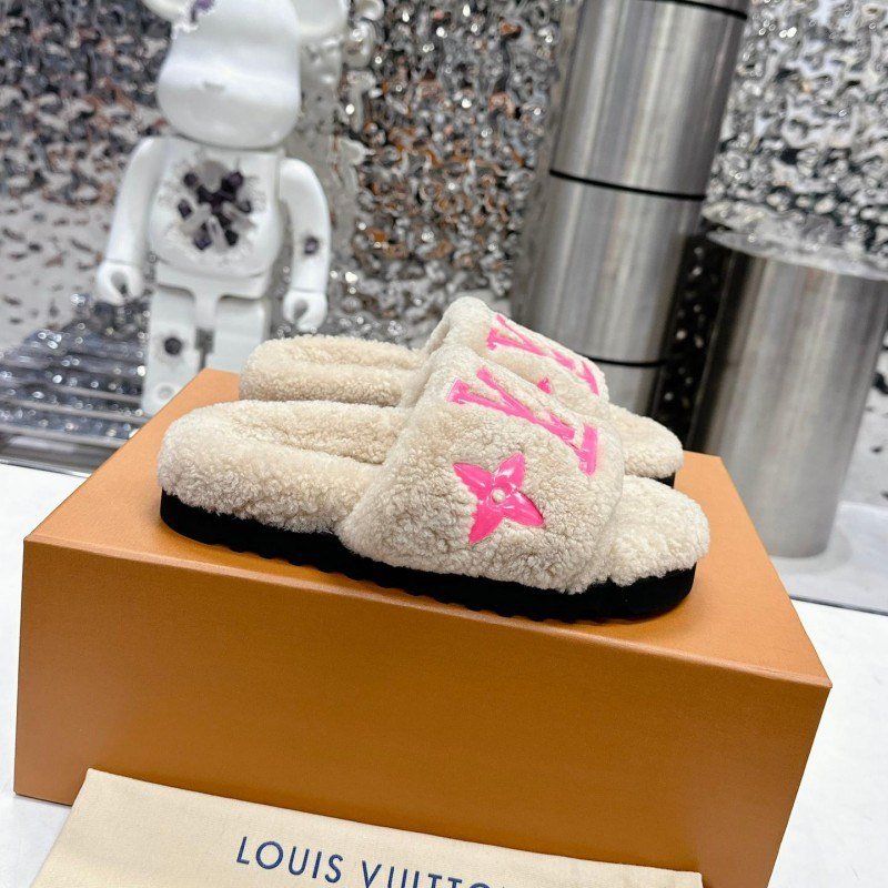 Louis Vuitton Monogram Fluffy Slides [10 styles]