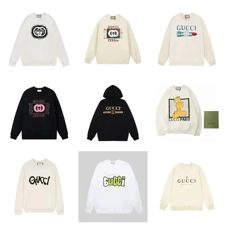  Gucci GG Supreme Hoodie/Sweater [39 styles]