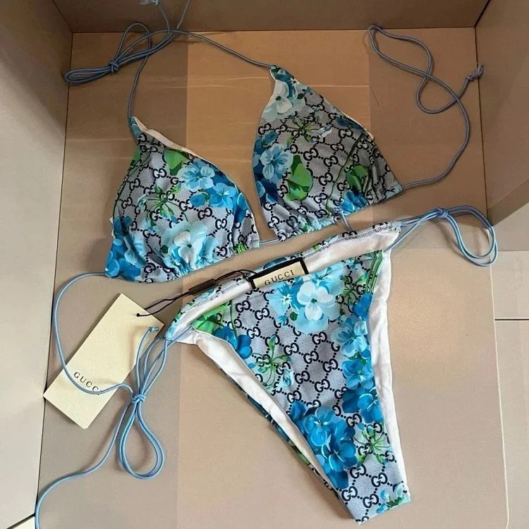  Gucci GG Supreme Floral Bikini Set [34 styles]