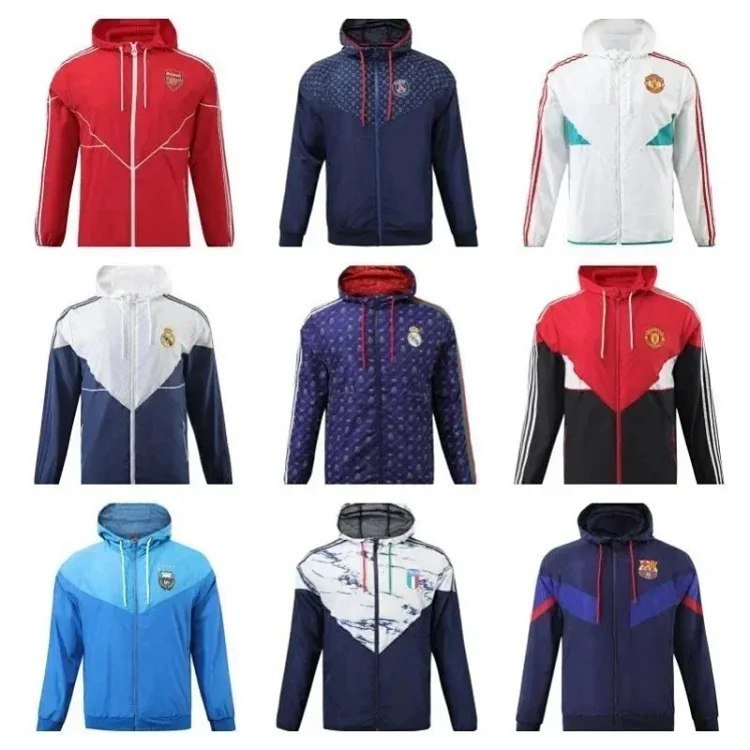 Football Club Windbreaker Training Jackets [25 styles]