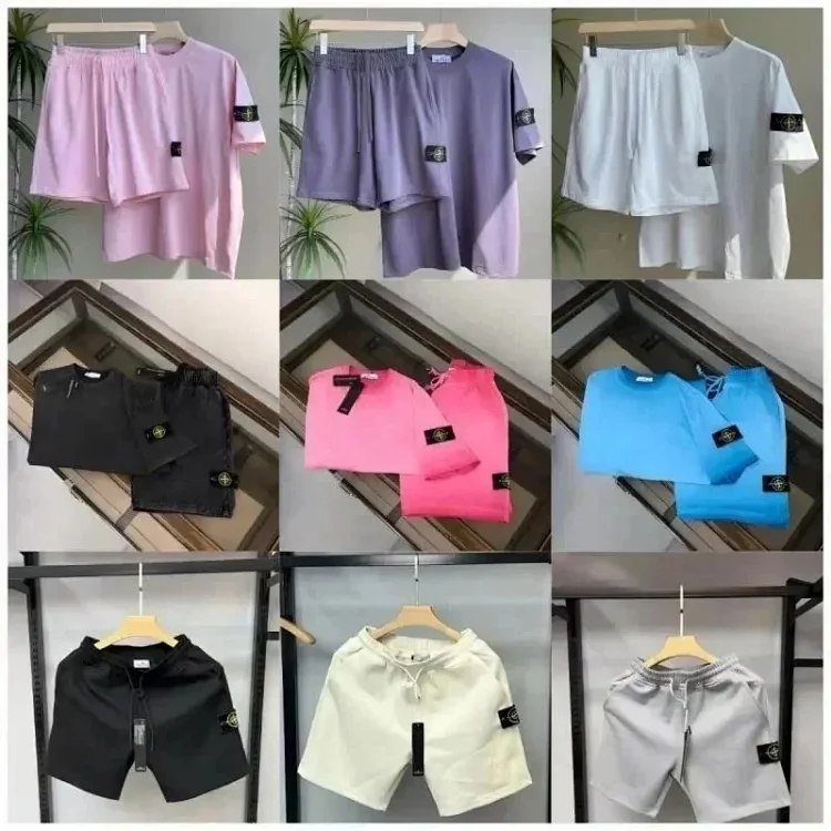 Stone Island T-Shirt/Shorts Set [40 styles]