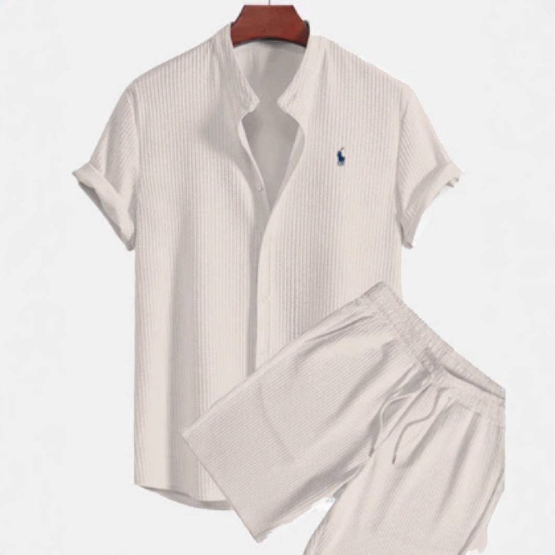  Ralph Lauren Polo Short Sleeve Shirt & Shorts Set [5 styles]