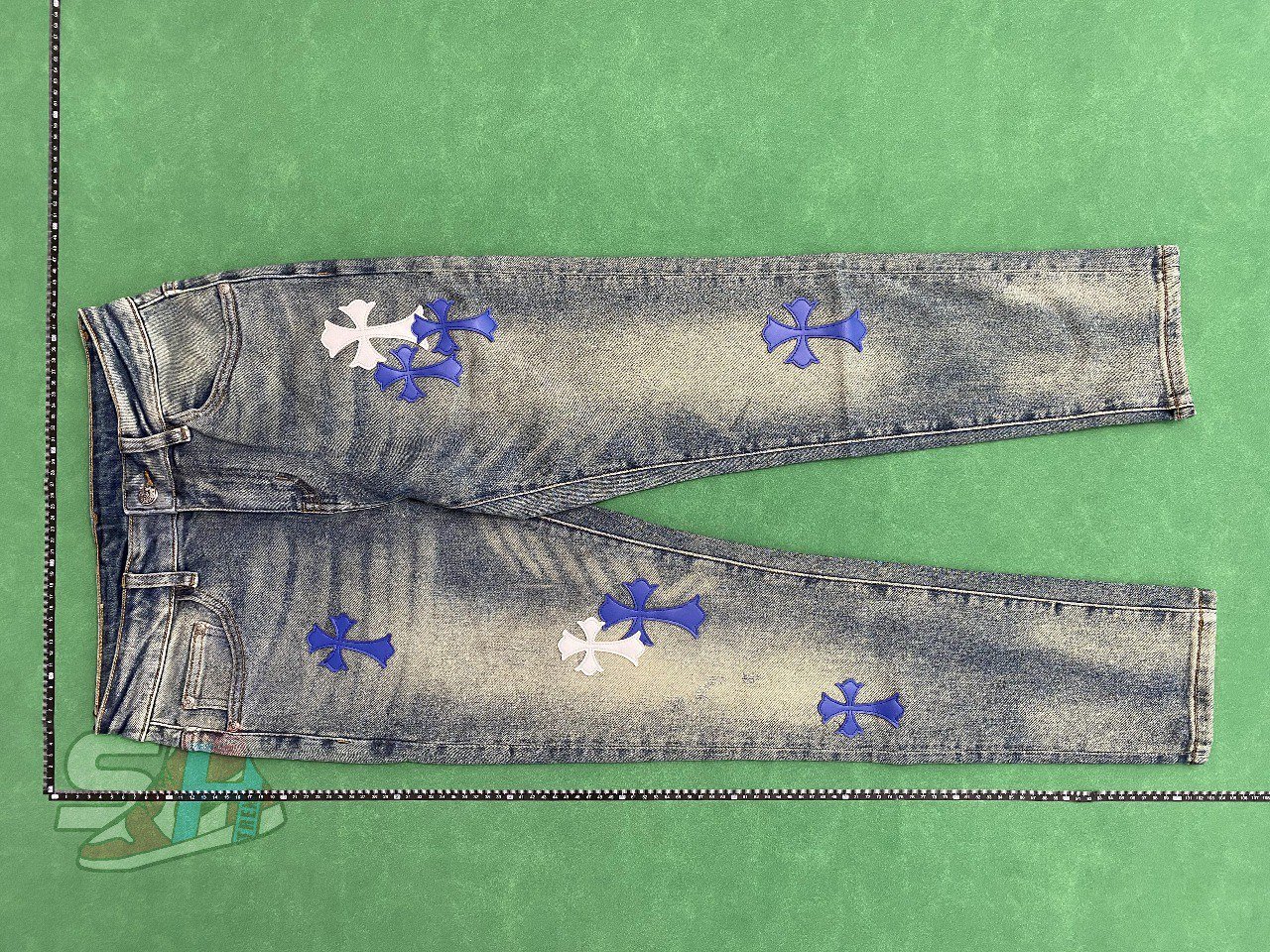 Chrome Hearts Cross Patch Denim Jeans [30 styles]