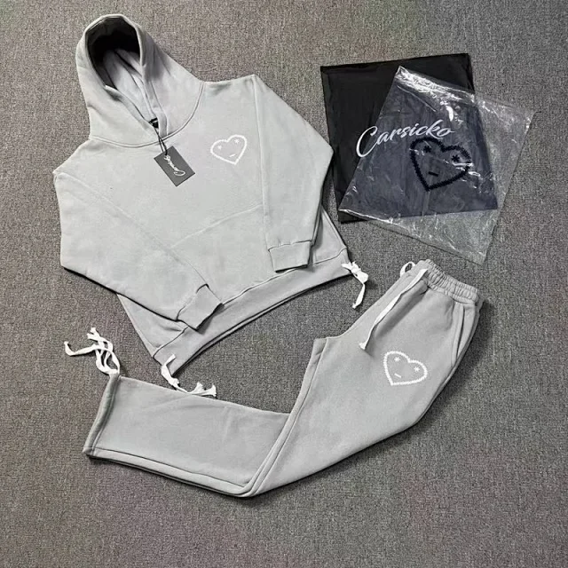  Carsicko Heart Logo Hoodie & Jogger Set [12 styles]
