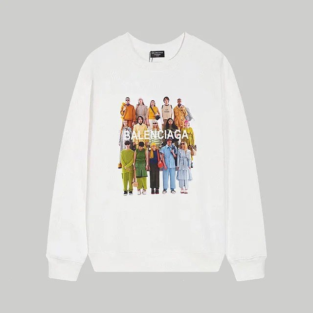  Balenciaga Punk Letters Printed Long Sleeve Sweatshirts [15 styles]