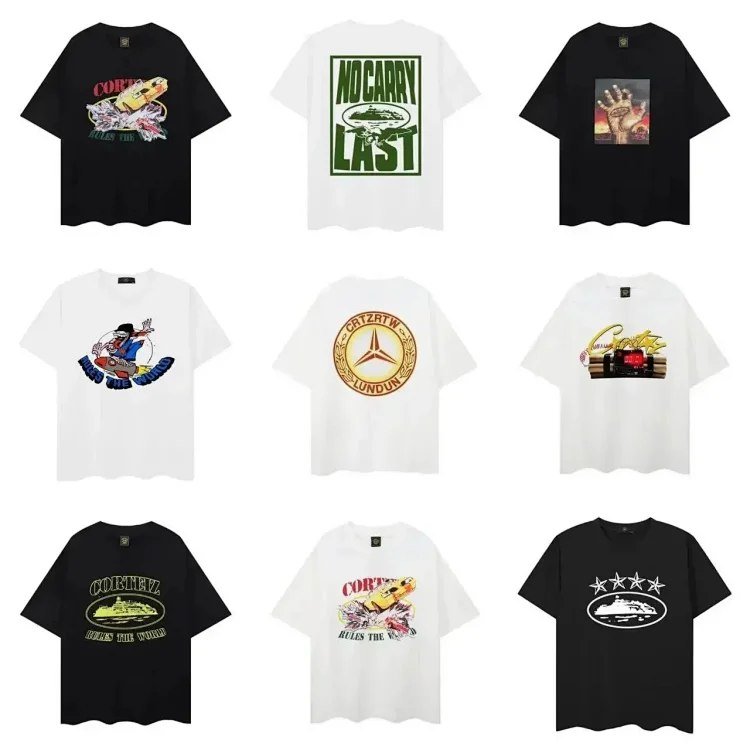 Corteiz Rocket Clown Funny Men's T-Shirt [39 styles]