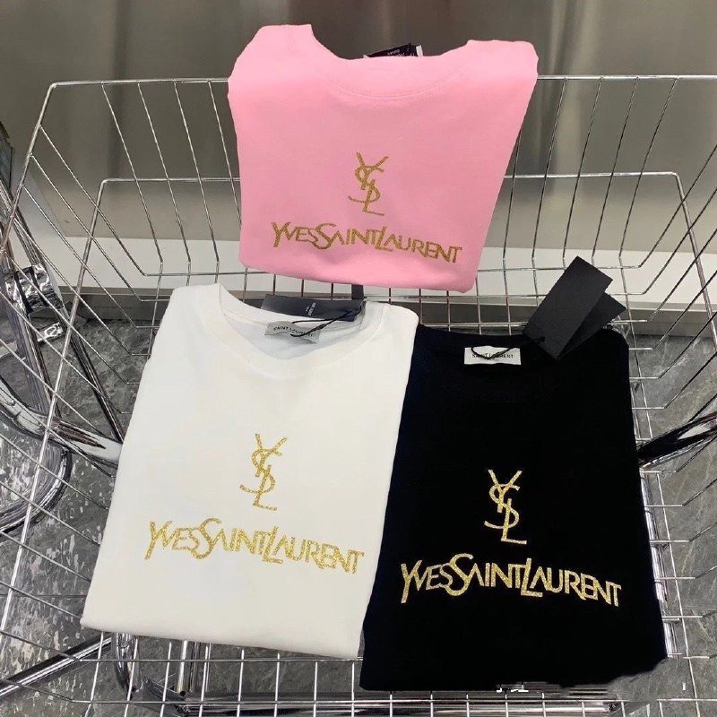 Saint Laurent YSL Logo T-Shirt [3 styles]