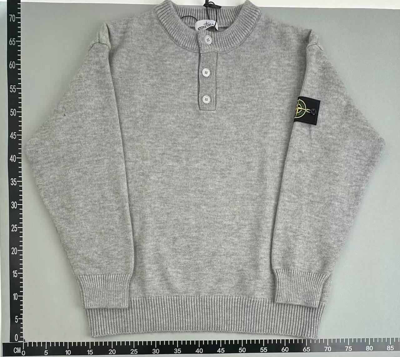 STONE ISLAND Henley Sweater [3 styles]