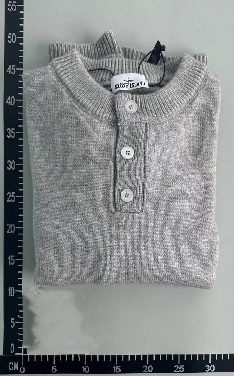 STONE ISLAND Henley Sweater [3 styles]