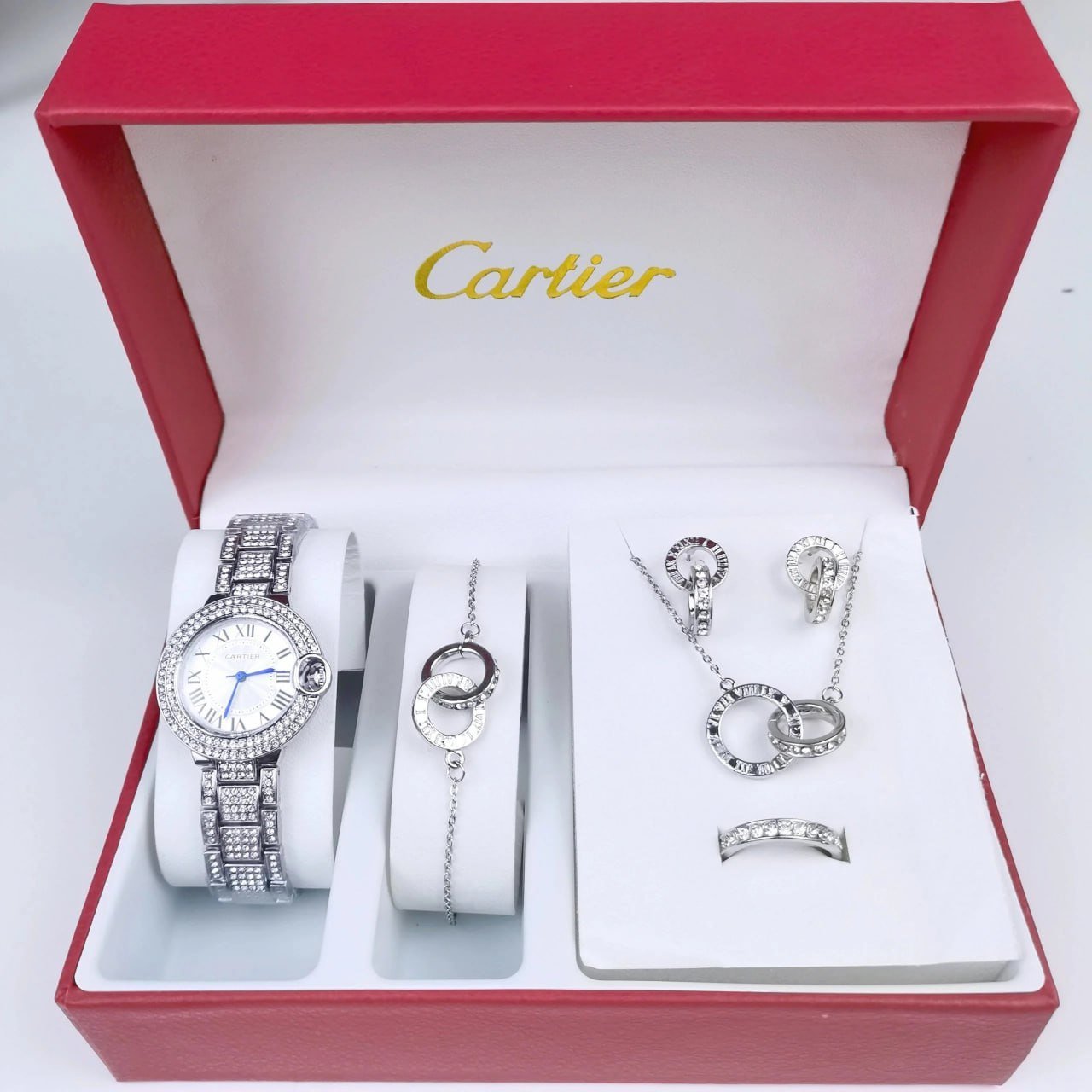  Cartier Santos de Cartier Watch & Jewelry Set [28 styles]