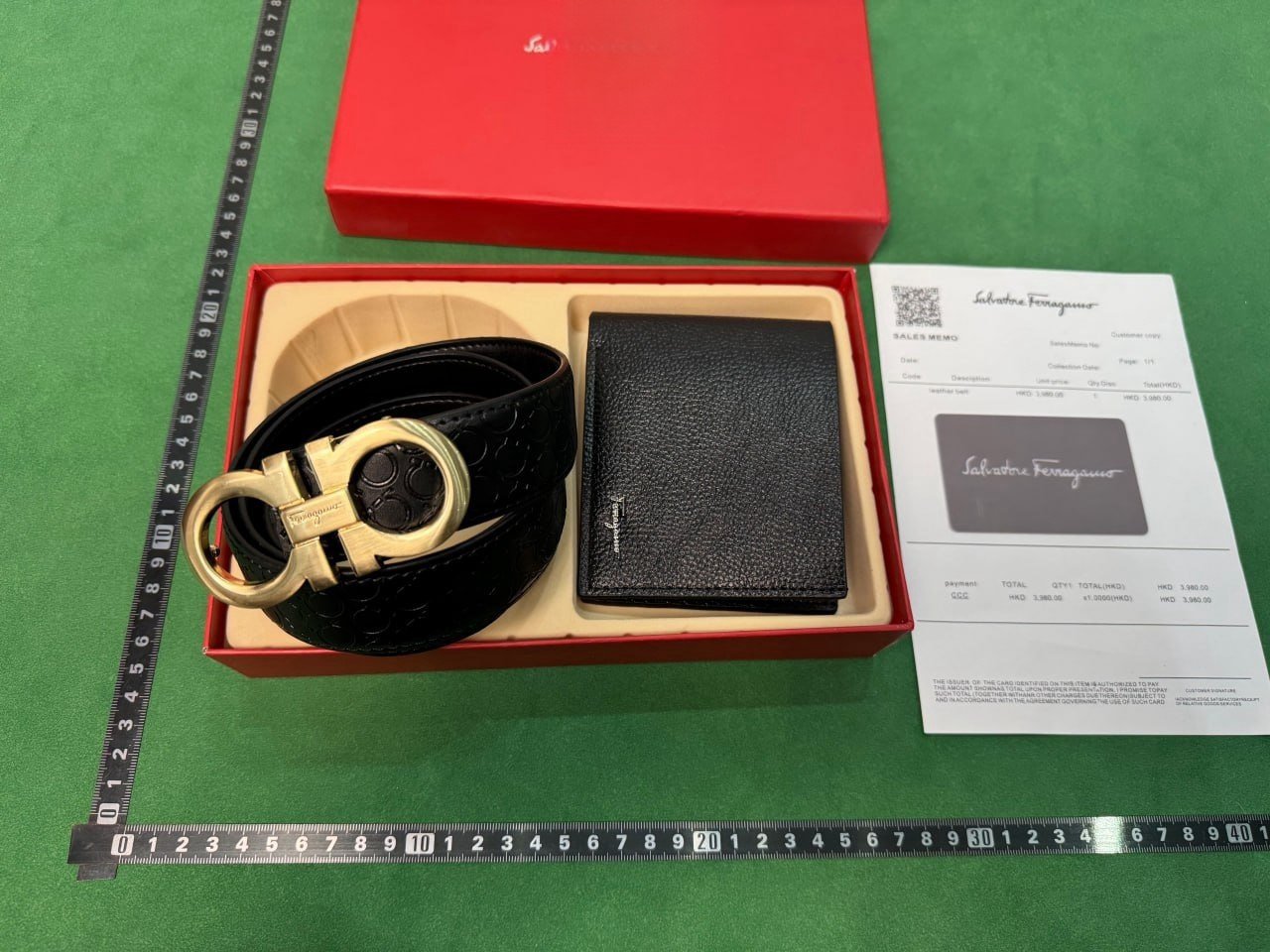  Ferragamo&Hermes&Burberry&Gucci&LV Belt Wallet Gift Box