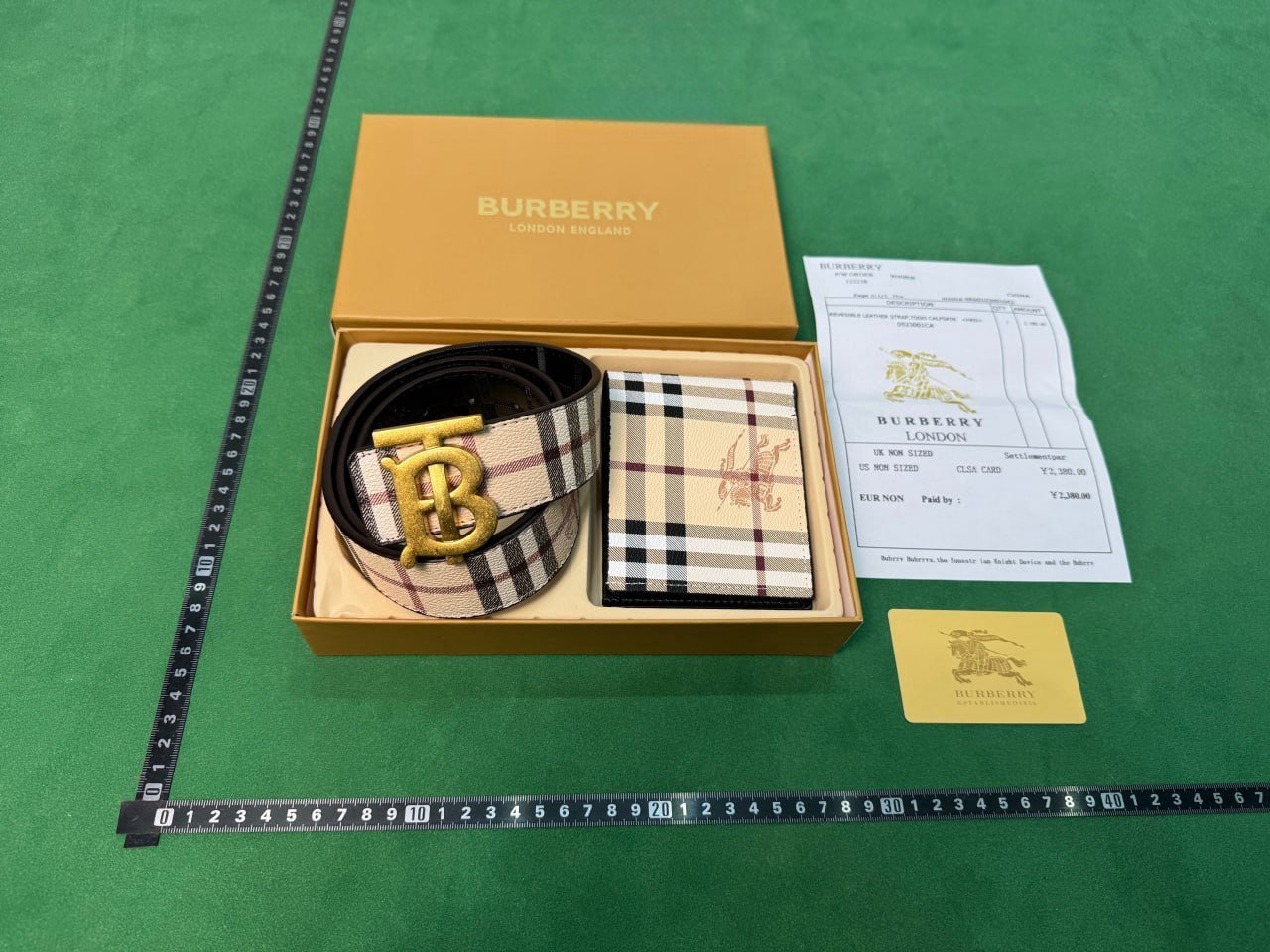  Ferragamo&Hermes&Burberry&Gucci&LV Belt Wallet Gift Box