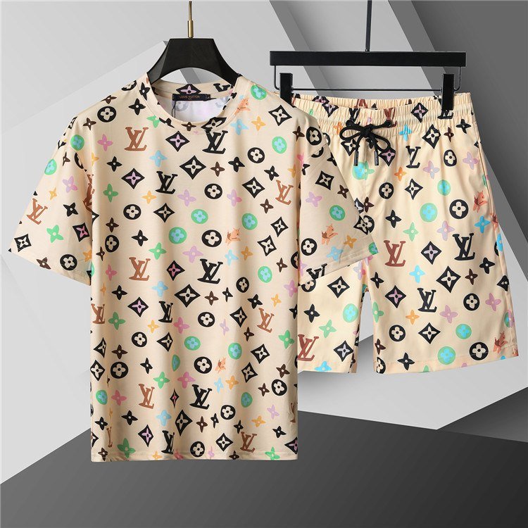  Louis Vuitton LV Dior Burberry suit T-shirtshorts