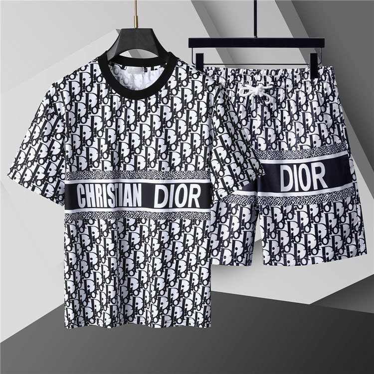  Louis Vuitton LV Dior Burberry suit T-shirtshorts