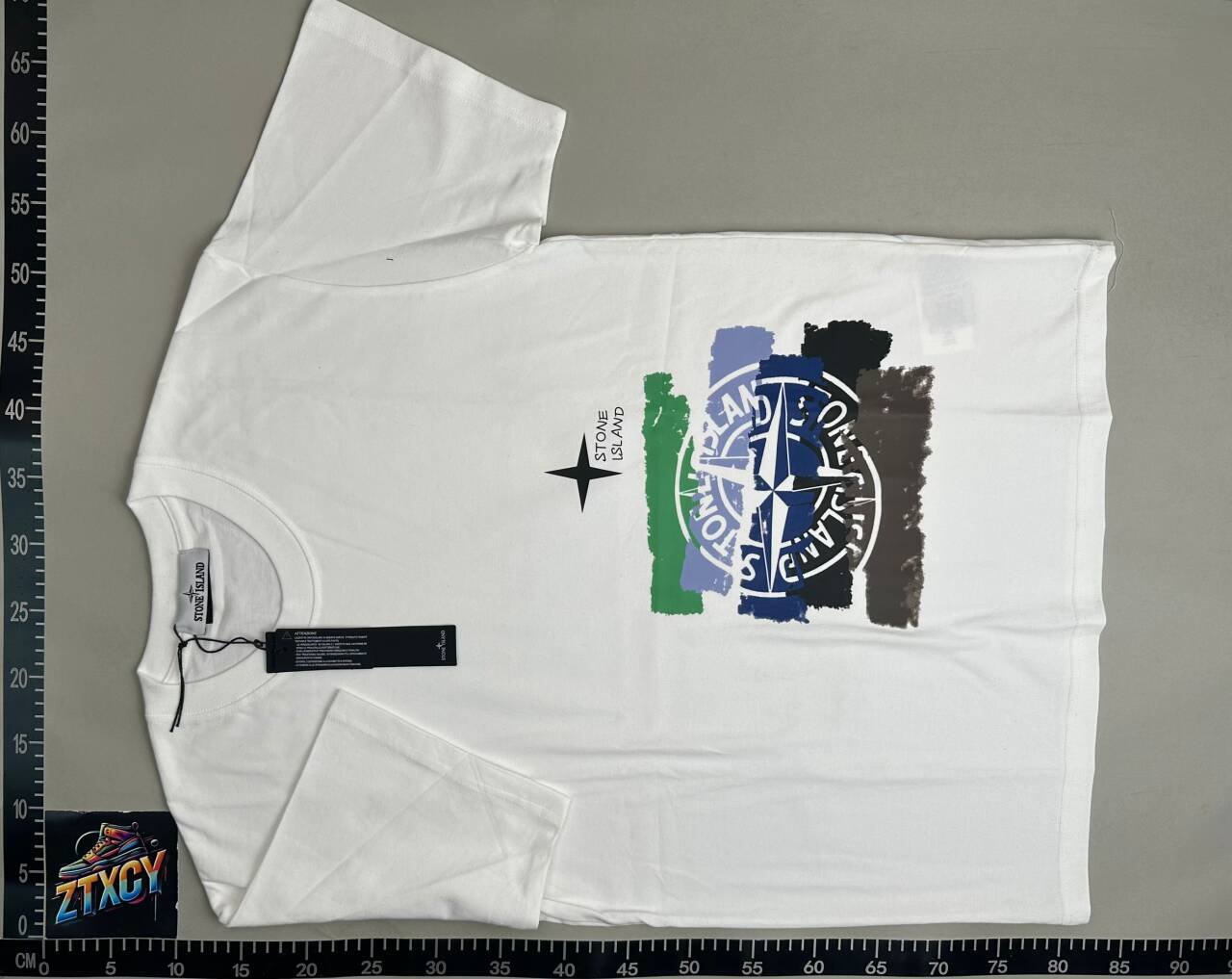 New fine matte cotton printed letter T-shirt casual Joker men and women-JS