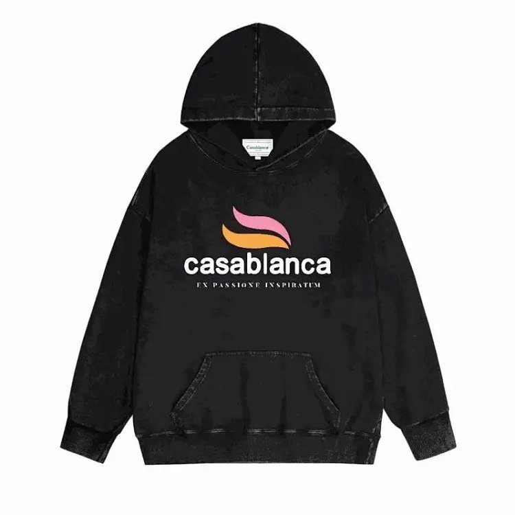 Casablanca New tennis club logo personalized print hoodie（18 styles)