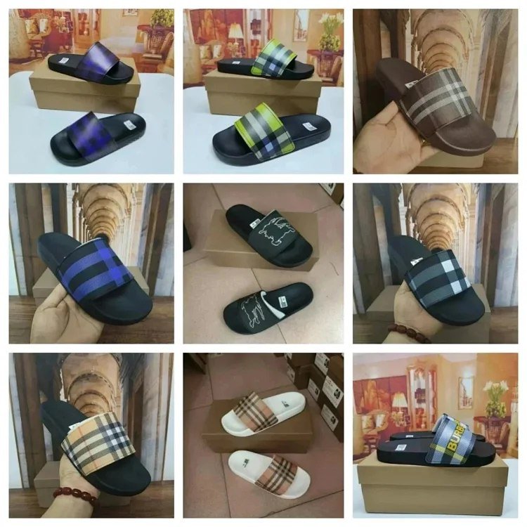 Burberry stylish home leisure non-slip slippers