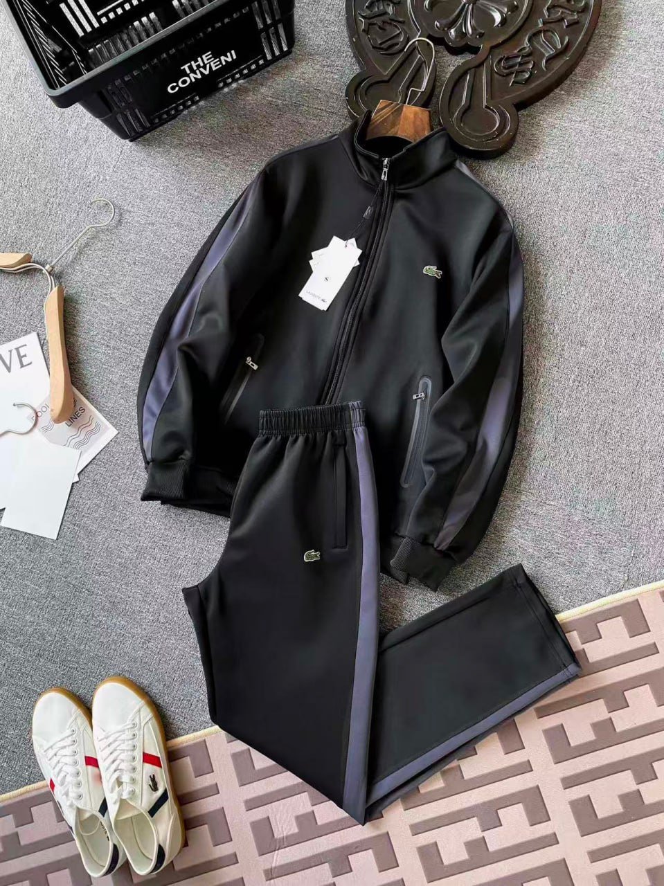 Lacoste sweatshirt set