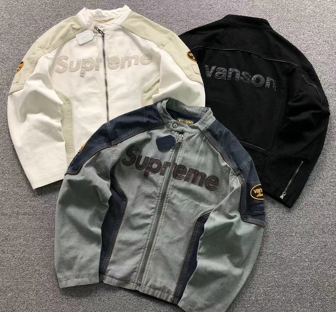 Supreme & Vanson denim jacket