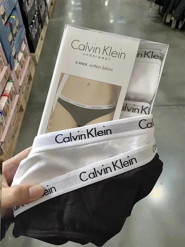 Calvin Klein CK Women's Fashion Sexy Underwear 3PCS（6 styles）